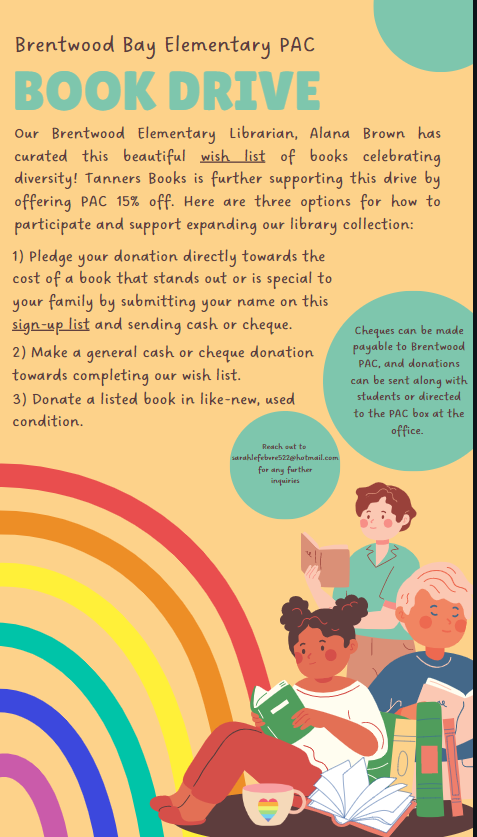 Brentwood PAC Book Drive